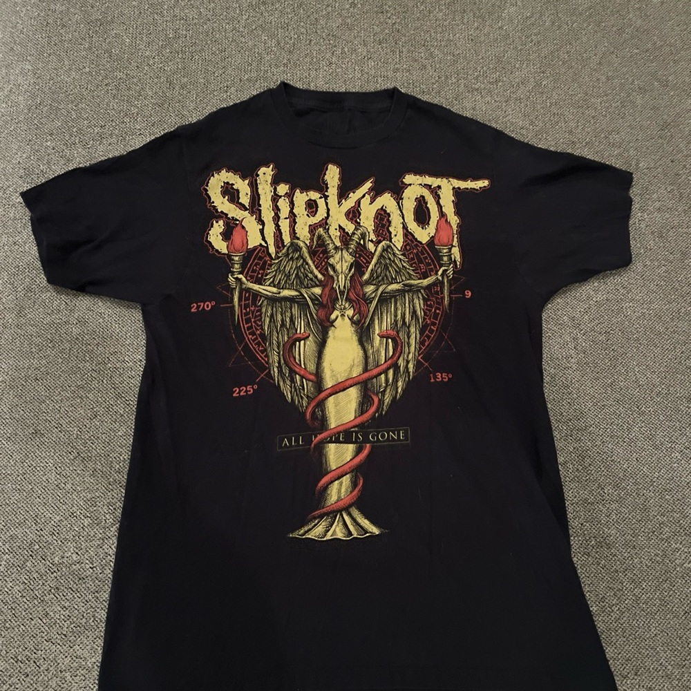 Slipknot All Hope Is Gone Short Sleeve T Shirt Black Men’s Size Large - Picture 1 of 4